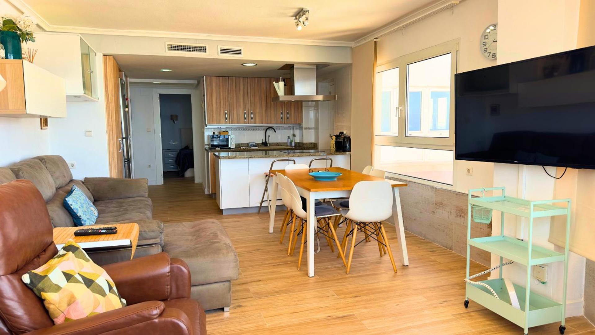 Ferienwohnung Atico A 50M Del Mar. Parking Gratis. A/C El Campello Exterior foto